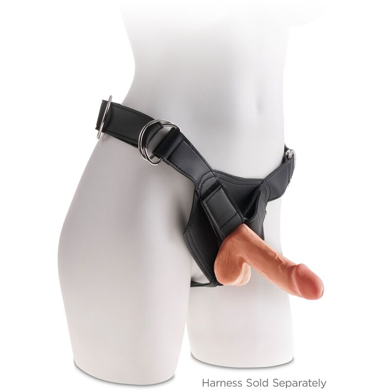 KING COCK - PLUS GODEMICHET 3D AVEC TESTICULES 17 CM