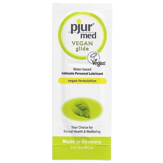 PJUR - MED VEGAN GLIDE LUBRIFIANT À BASE D'EAU 2 ML