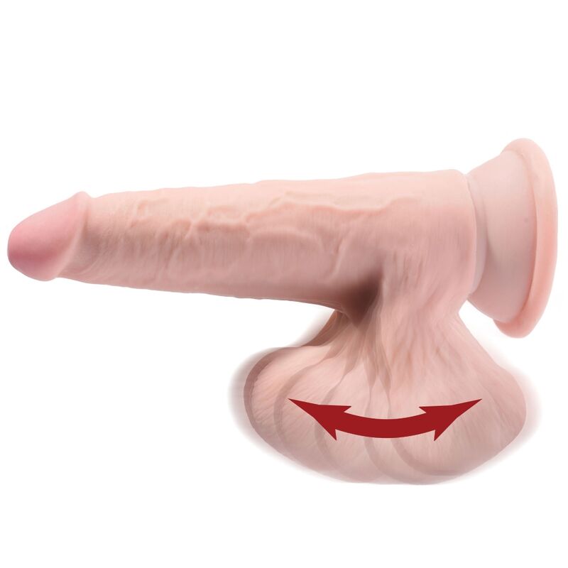 KING COCK - PLUS GODEMICHET 3D AVEC BOULONS ÉLANCÉS 12,7 CM