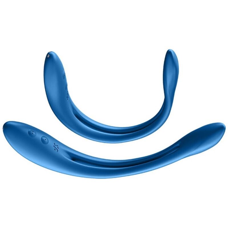 SATISFYER - VIBRATEUR MULTIPLE ELASTIC GAME BLEU