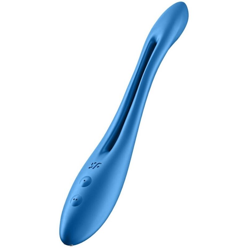 SATISFYER - VIBRATEUR MULTIPLE ELASTIC GAME BLEU