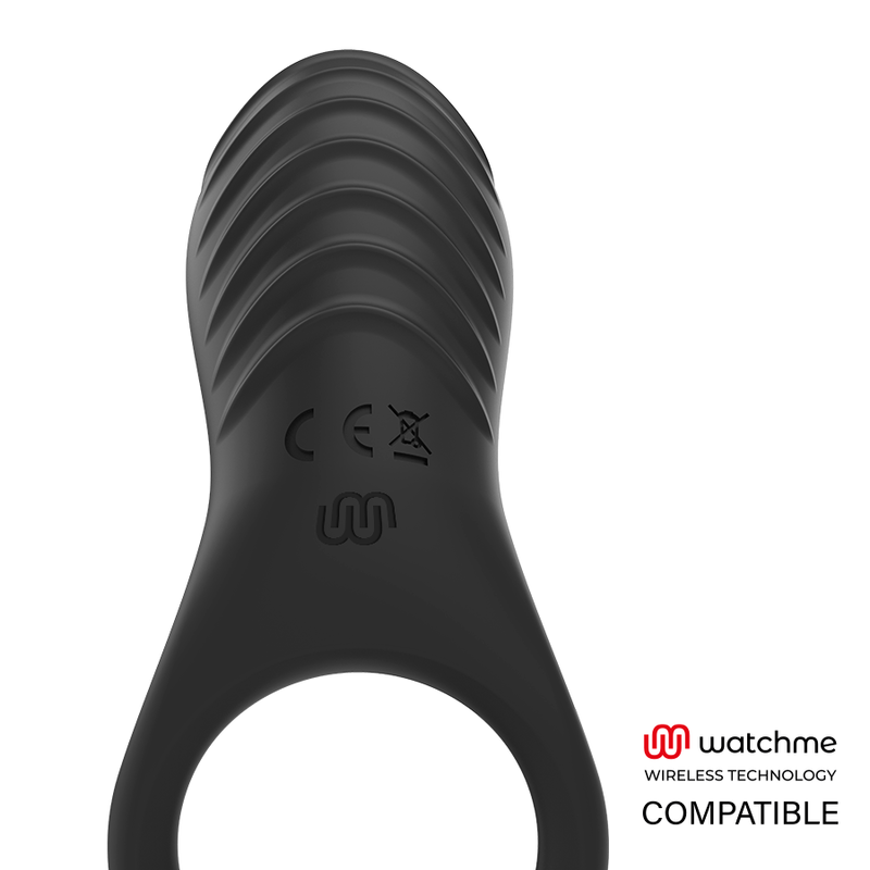 BRILLY GLAM - Кольцо для пениса ALAN, совместимое с беспроводной технологией Watchme.