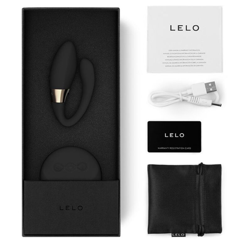 LELO - TIANI DUO ZWARTE KOPPELSMASSAGER