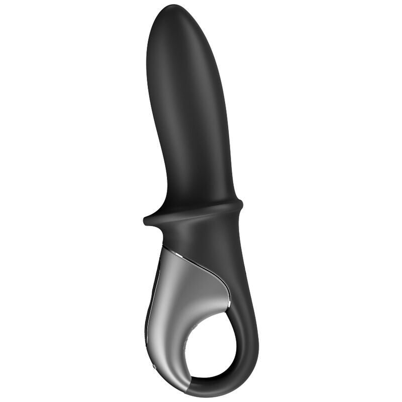 SATISFYER - HOT PASSION ANAL VIBRATOR APP ZWART
