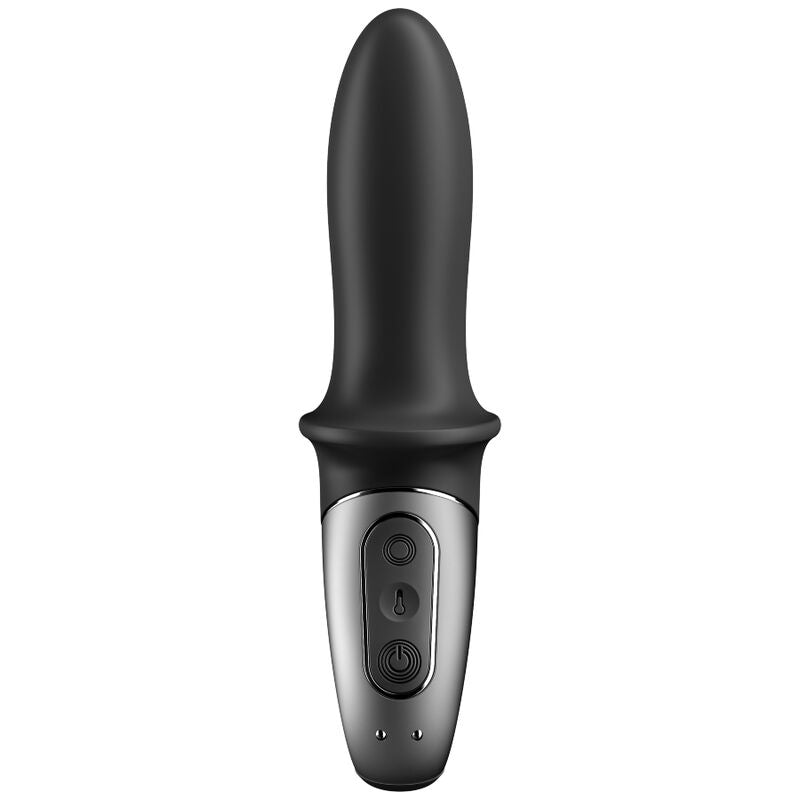 SATISFYER - HOT PASSION ANAL VIBRATOR APP ZWART