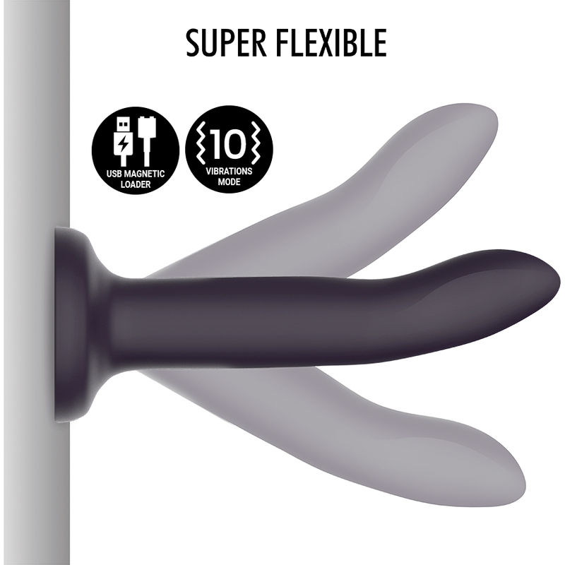 MYTHOLOGIE DUMAN MYSTIC DILDO S - VIBRATEUR WATCHME COMPATIBLE AVEC LA TECHNOLOGIE SANS FIL