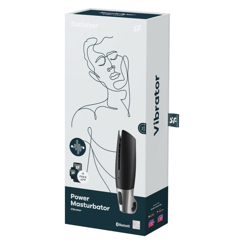 SATISFYER - POWER MASTURBATOR ZWART