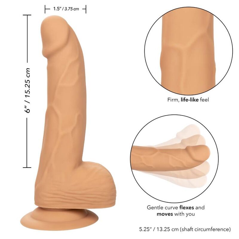 CALEXOTICS - BORCHIE IN SILICONE 15,24 CM SKIN
