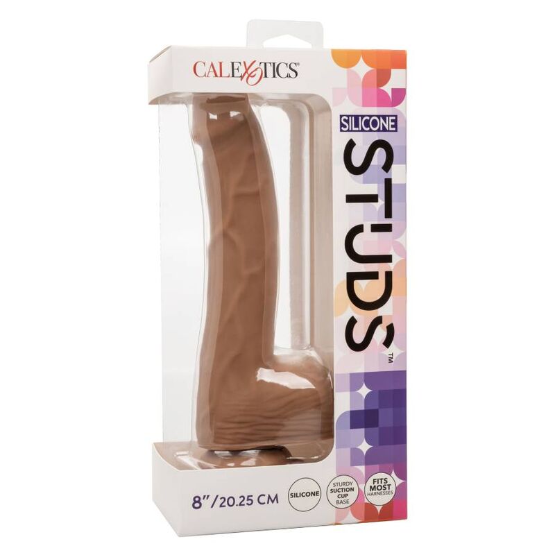 CALEXOTICS - BORCHIE IN SILICONE 20,32 CM MARRONE