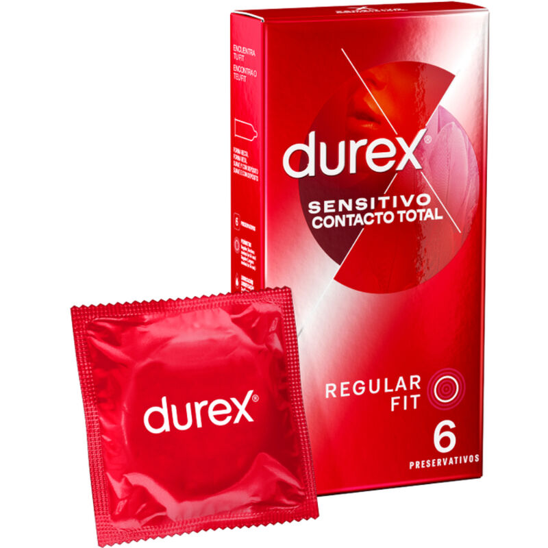 DUREX - GEVOELIGE CONTACTTOTAAL 6 EENHEDEN