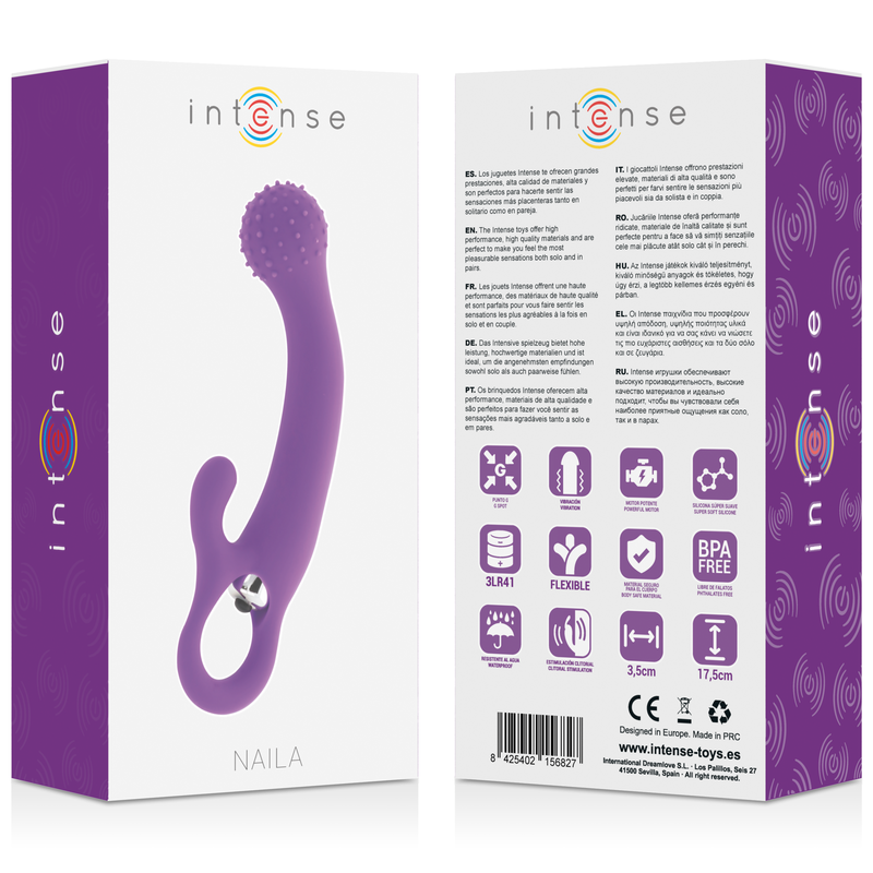 INTENSE - NAILA VIBRANT EN SILICONE LILAS