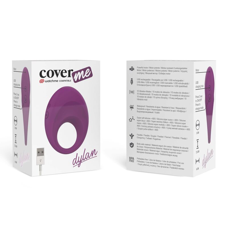 COVERME - DYLAN ANELLO RICARICABILE COMPATIBILE CON LA TECNOLOGIA WIRELESS WATCHME