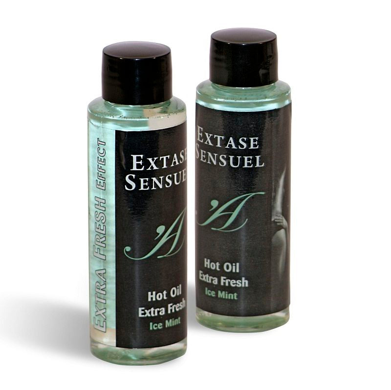 EXTASE SENSUAL - HUILE DE MASSAGE À EFFET GLACÉ EXTRA FRAÎCHEUR 100 ML