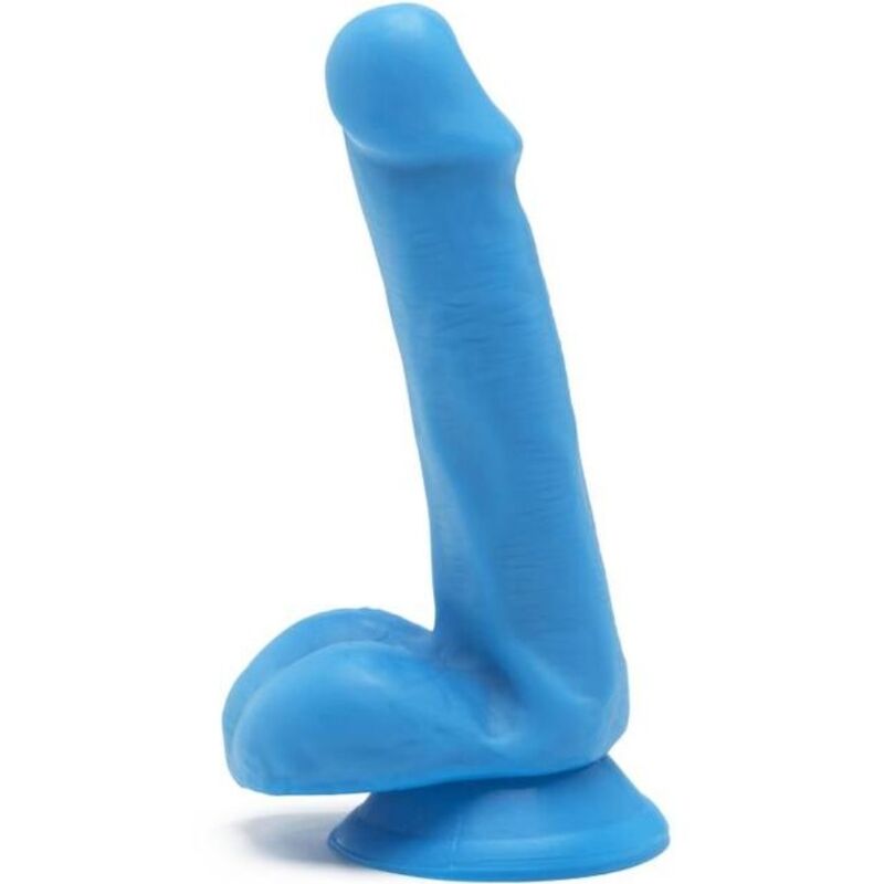 DIVENTA REALE - DILDO HAPPY DICKS 12 CM PALLINE BLU