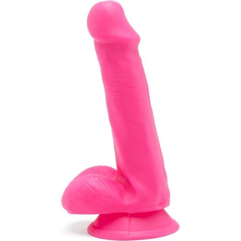 DIVENTA REALE - DILDO HAPPY DICKS 12 CM PALLE ROSA