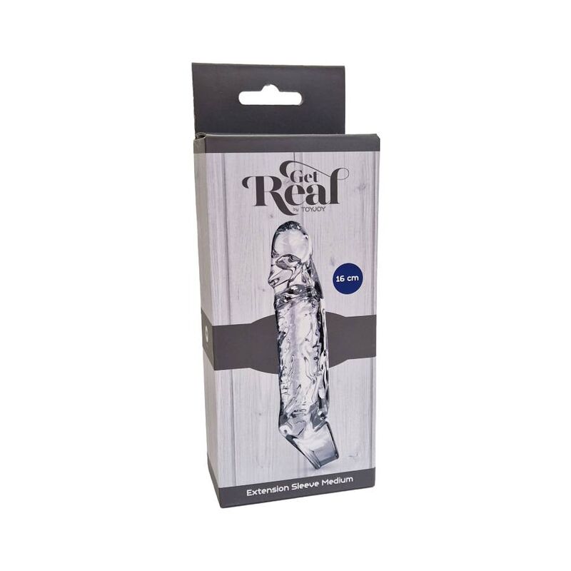 GET REAL - MANCHON D'EXTENSION TRANSPARENT MOYEN