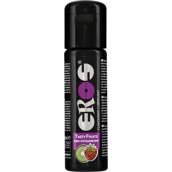 EROS - Lubrifiant aromatisé aux fruits savoureux kiwi-fraise 100 ml