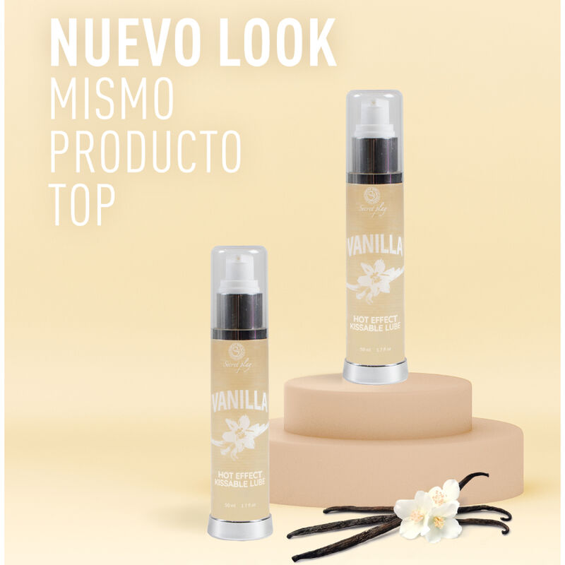 SECRETPLAY - GLIJMIDDEL 2-1 HEAT EFFECT VANILLE 50 ML
