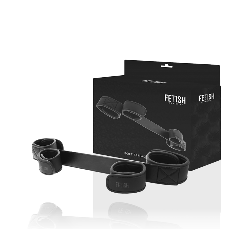 Fétichiste soumise - Barre d'écartement de bondage avec doublure en NOPRÈS