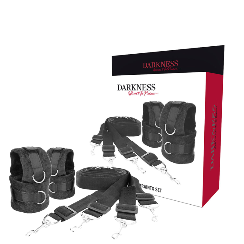 ENSEMBLE DE LIENS DE LIT DARKNESS