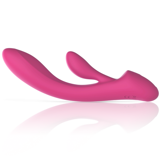 INTENSE - LUIGI RABBIT VIBRATOR ROZE VLOEIBARE SILICONEN