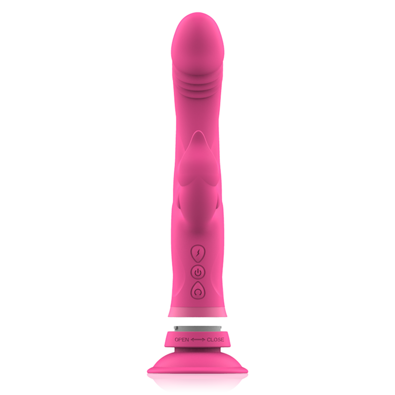 INTENSE - JULIO RABBIT VIBRATOR ROZE SILICONEN