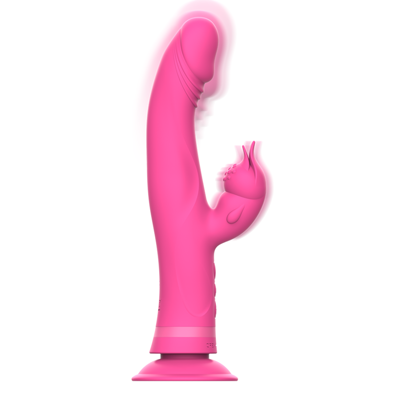 INTENSE - JULIO RABBIT VIBRATOR ROZE SILICONEN