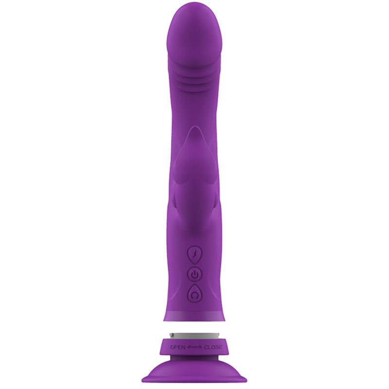 INTENSE - CASANOVA KONIJNEN SILICONEN VIBRATOR DRIEVOUDIGE MOTOR PAARS