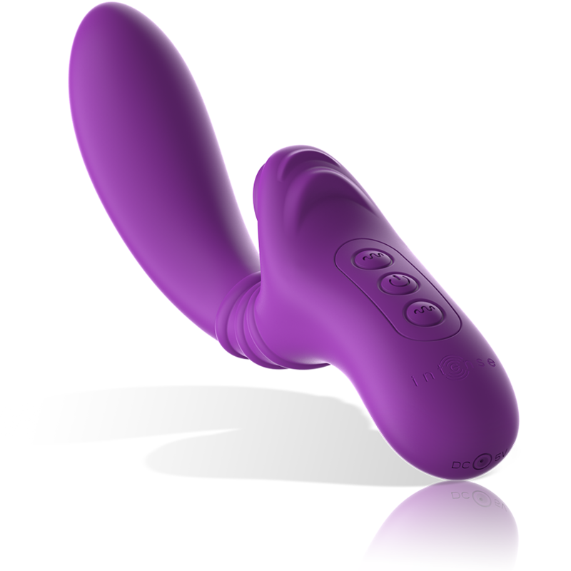 INTENSE - HARRY FLEXIBELE VIBRATOR MET PAARSE TONG