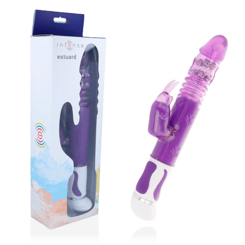 INTENSE - ESTUARD VIBRATEUR ROTATEUR HAUT/BAS LILAS