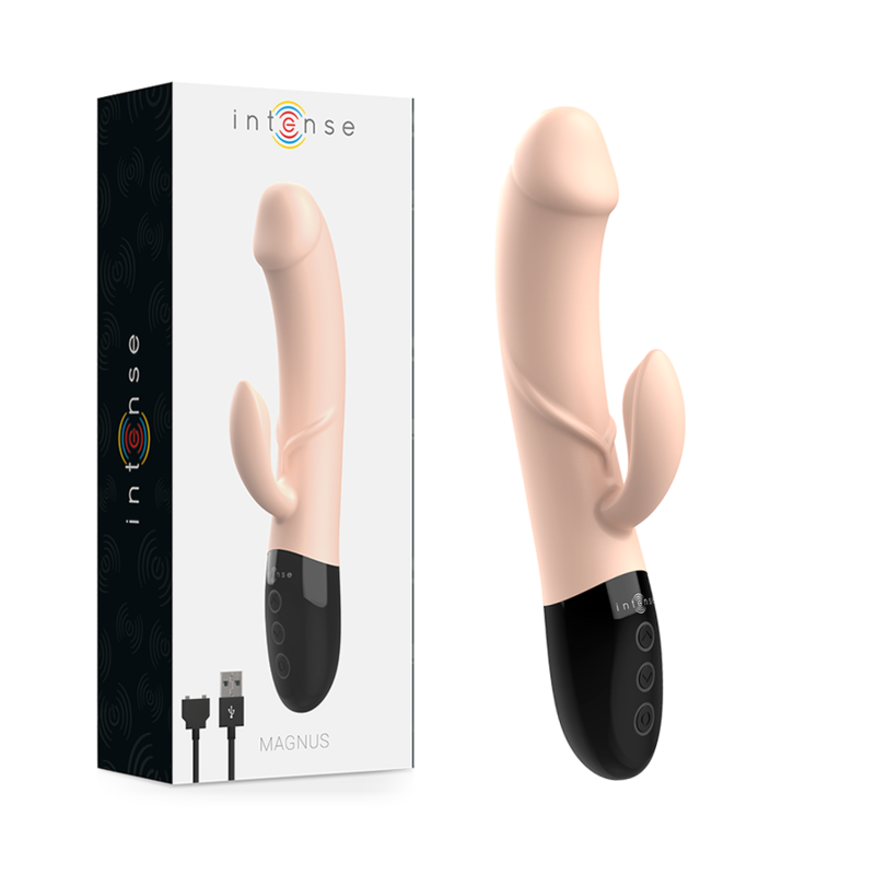 INTENSE - MAGNUS DUAL NATUURLIJKE OPLAADBARE VIBRATOR