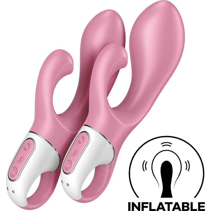 SATISFYER - POMPE À AIR LAPIN 2 ROSE