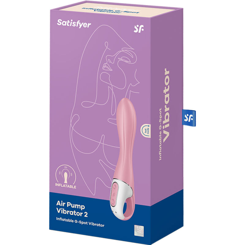 SATISFYER - LUCHTPOMP VIBRATOR 2 ROZE
