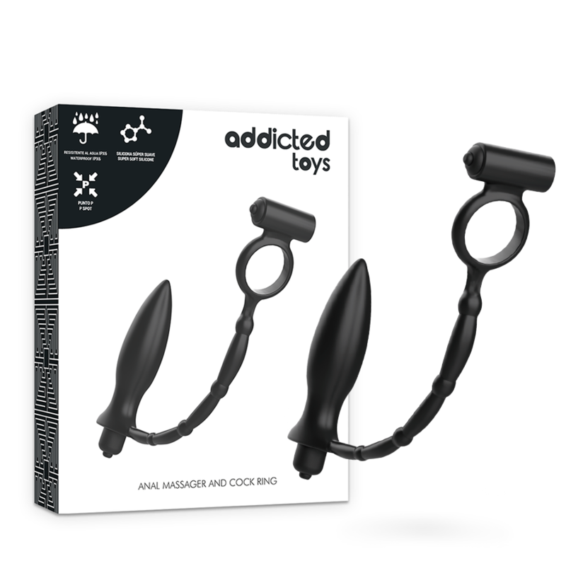 ADDICTED TOYS - ANAALPLUG MET VIBRATIERING
