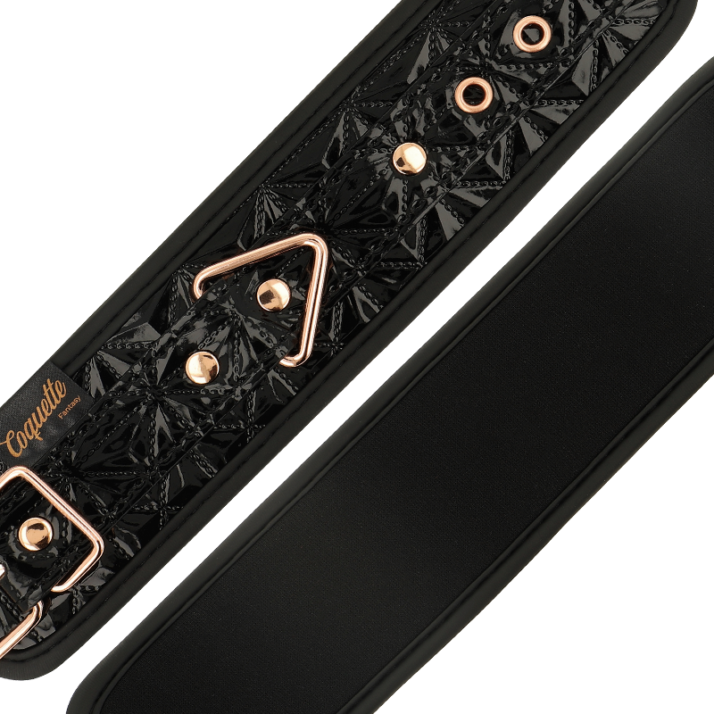 COQUETTE CHIC DESIRE - ÉDITION NOIRE MENOTTES PREMIUM AVEC DOUBLURE EN NÉOPRÈNE