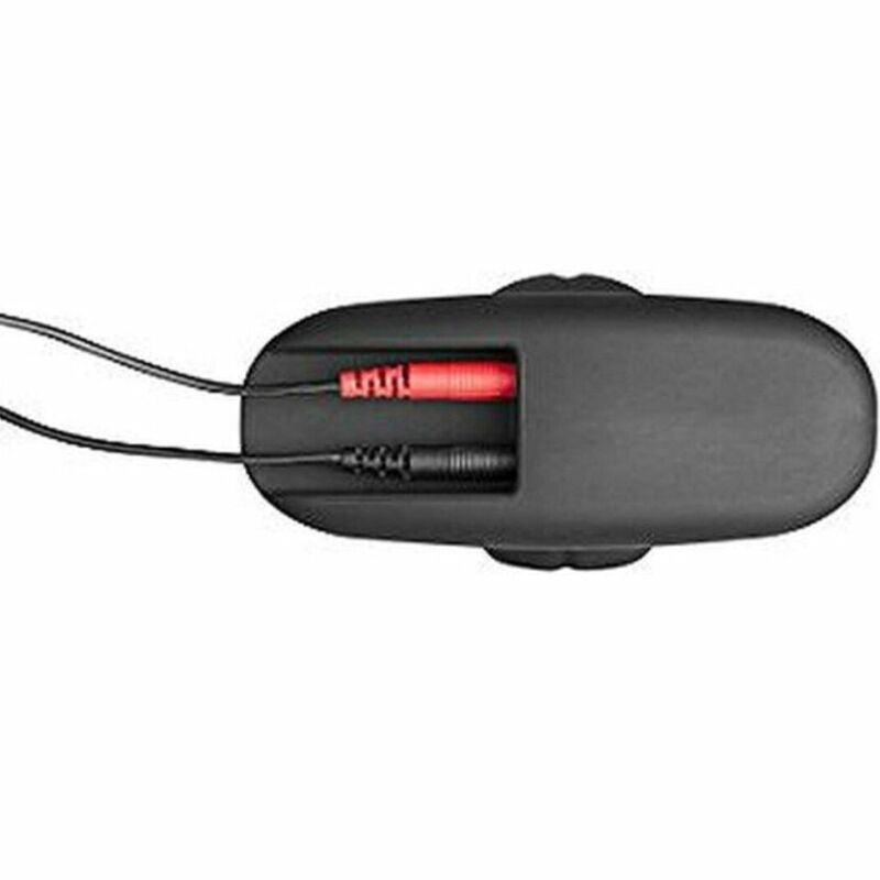 ELECTRASTIM - BOUCHON ROCKER NOIR EN SILICONE GRAND