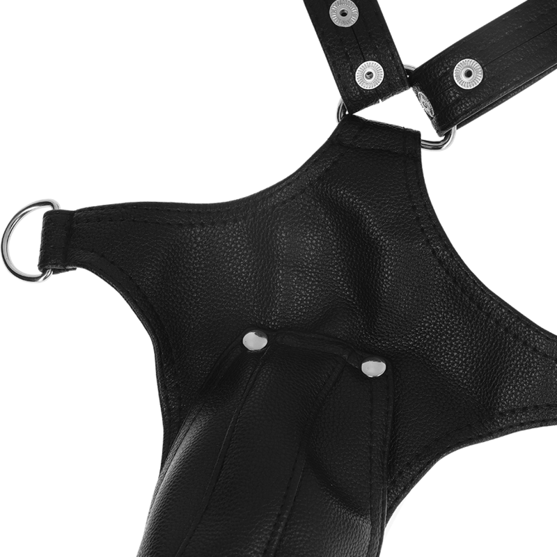 FETISH ONDERDANIGE HOUDING - HEREN ECO-LEDEREN JOCK STRAP HARNAS
