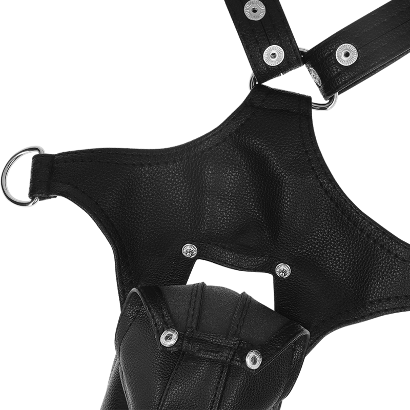 FETISH ONDERDANIGE HOUDING - HEREN ECO-LEDEREN JOCK STRAP HARNAS