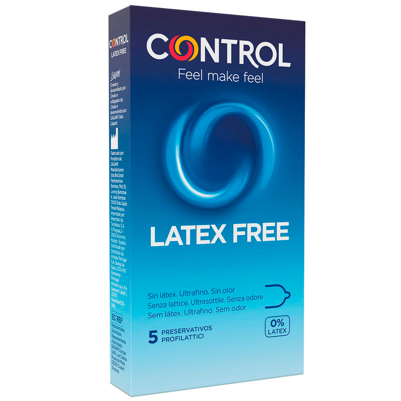 CONTROL - GRATIS ZONDE LATEX CONDOOMS 5 STUKS