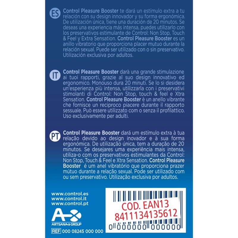 CONTROLLO - ANELLO VIBRATORE PER IL PIACERE