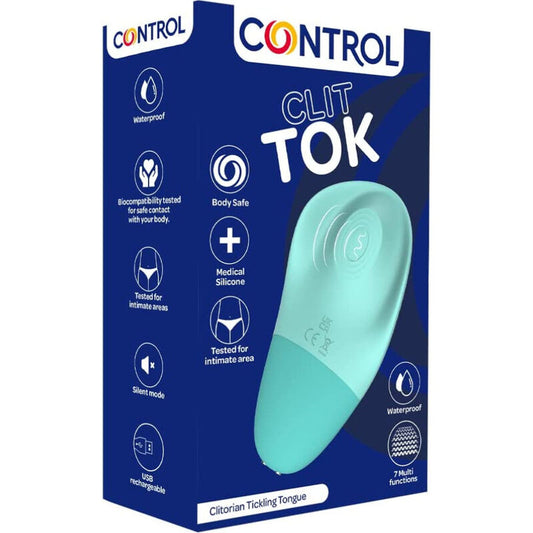 CONTRÔLE - CLIT TOK LANGUE STIMULANTE CLITORIS RECHARGEABLE