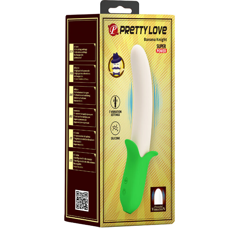 PRETTY LOVE - BANANA KNIGHT SUPER POWER 7 SILICONEN VIBRATIES
