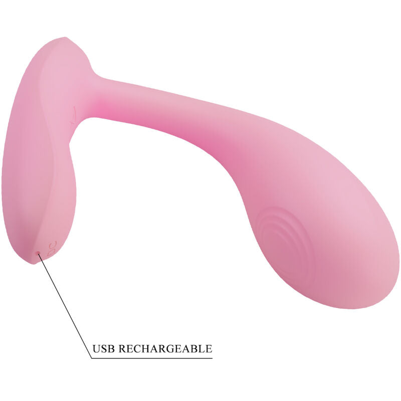 PRETTY LOVE - BAIRD G-SPOT 12 VIBRATIES OPLAADBARE ROZE APP