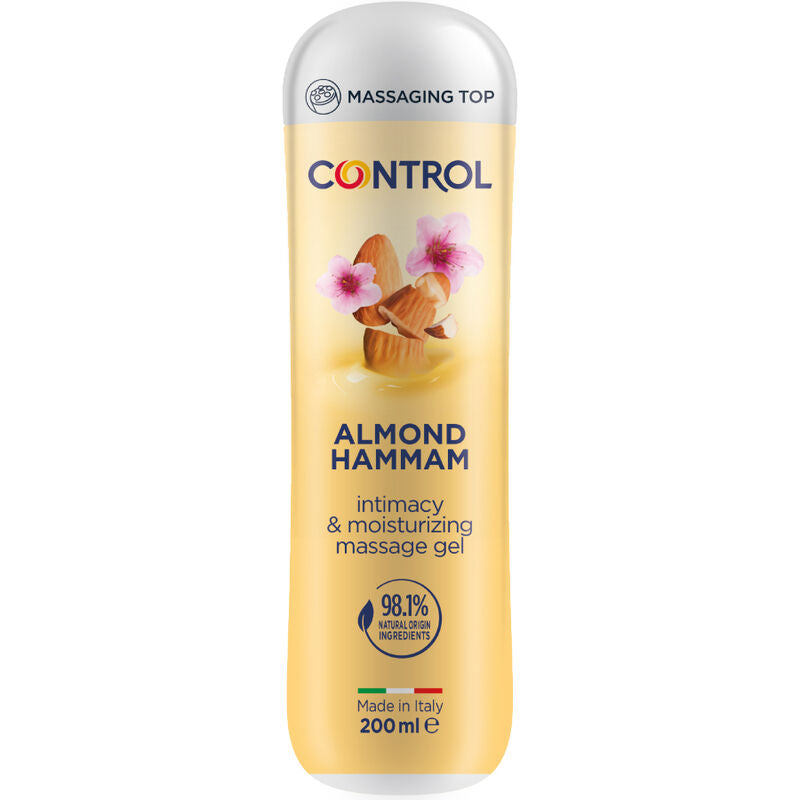 CONTROL - Gel de massage Hamam aux amandes 3 en 1 200 ml