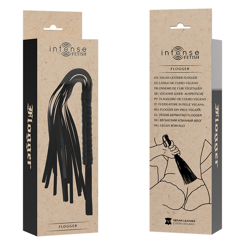 INTENSE - FETISH VEGAN CUIR FLOGGER