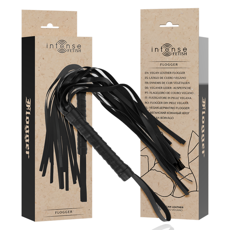 INTENSE - FETISH VEGAN CUIR FLOGGER