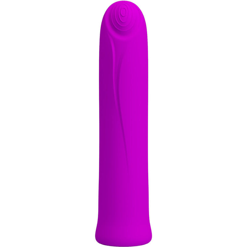 PRETTY LOVE - CURTIS MINI SUPER POWER VIBRATEUR 12 VIBRATIONS EN SILICONE VIOLETTE