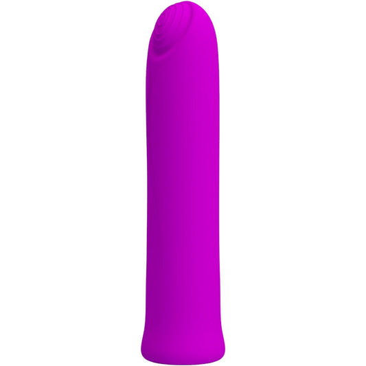 PRETTY LOVE - CURTIS MINI SUPER POWER VIBRATEUR 12 VIBRATIONS EN SILICONE VIOLETTE