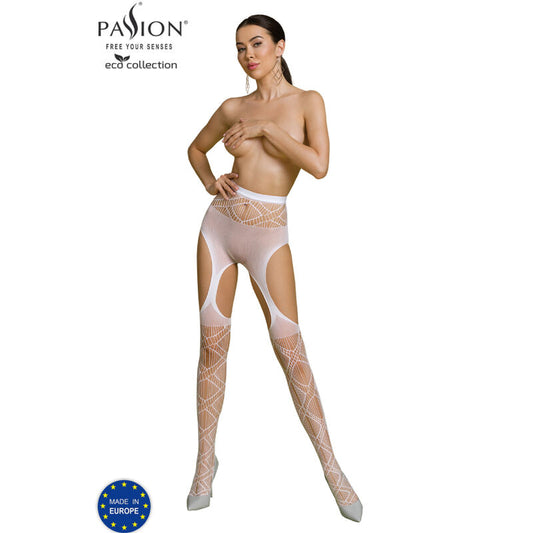 PASSION - COLLECTION ÉCO BODYSTOCKING ECO S005 BLANC