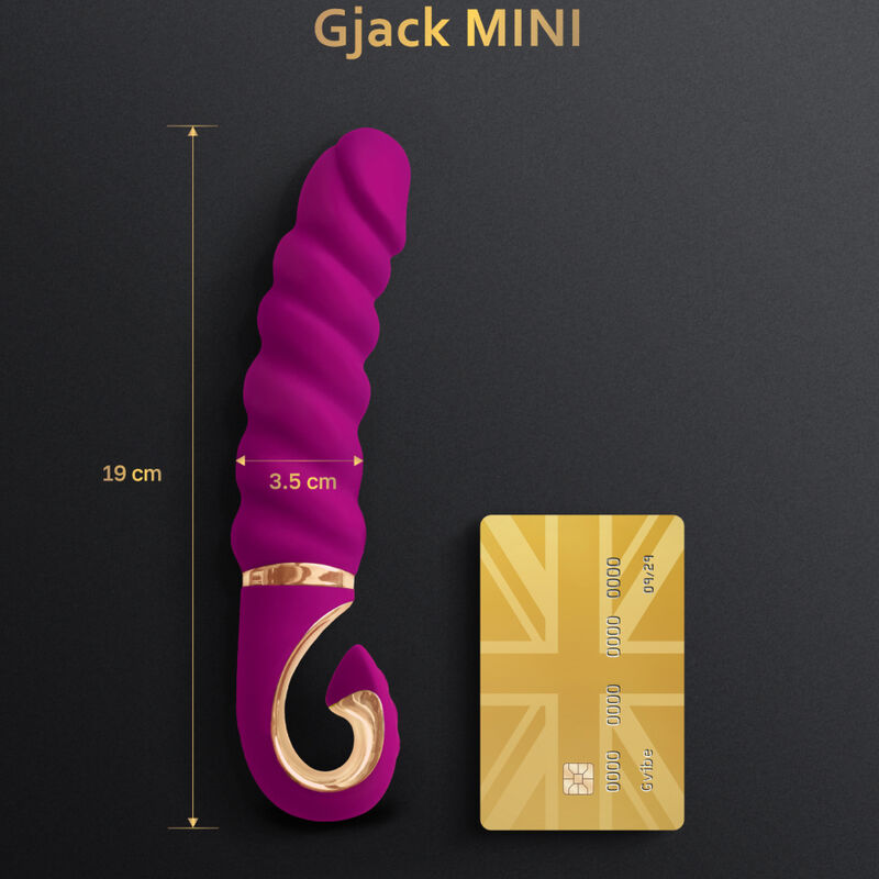 G-VIBE - GJACK MINI PAARSE SILICONEN VIBRATOR